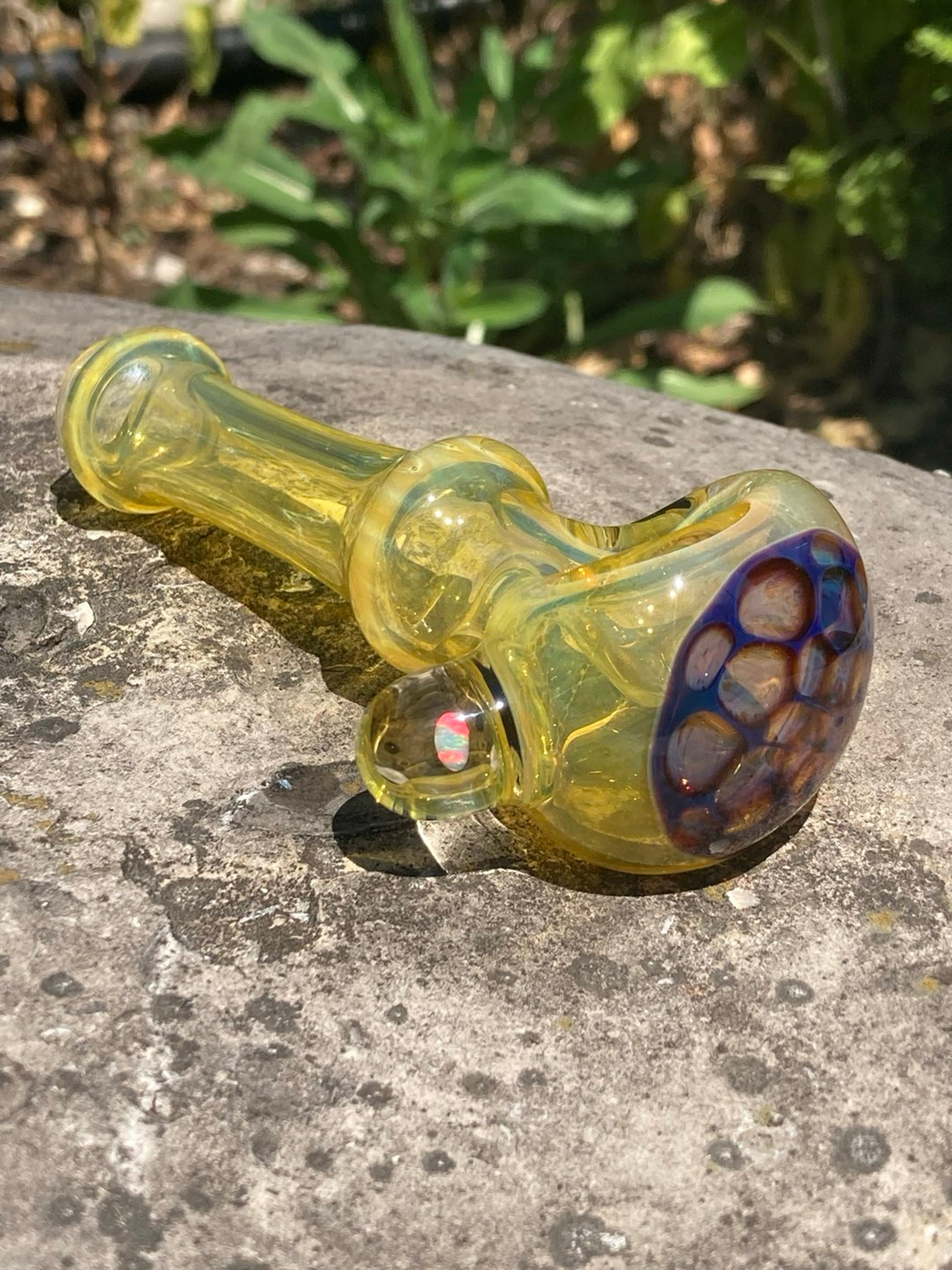 Preview pic of Honeycomb opal pipe