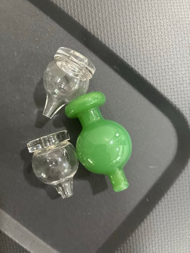 Preview pic of Carb cap bundle bear quartz/handblown