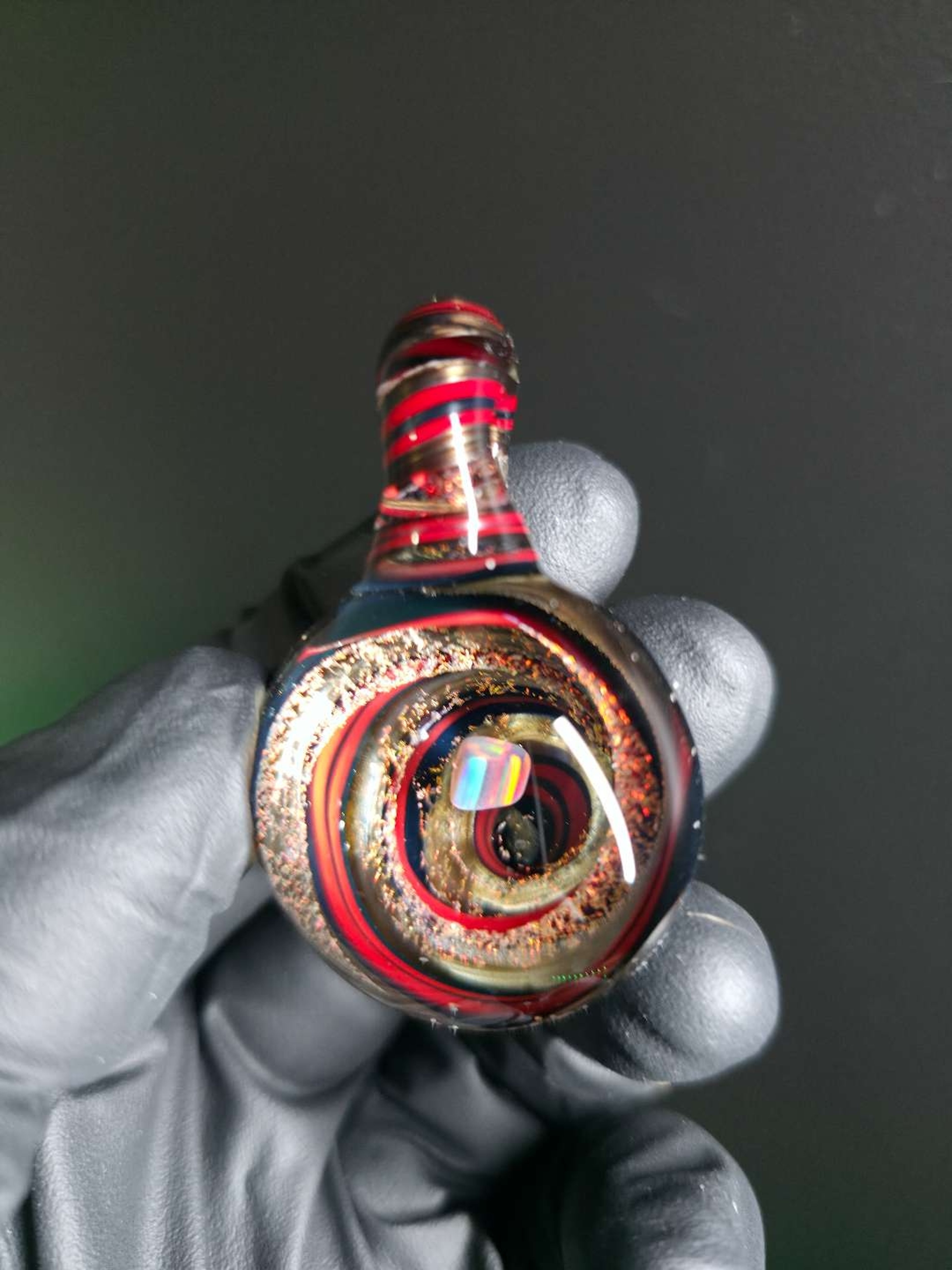 Preview pic of Red Dichroic Vortex Pendant