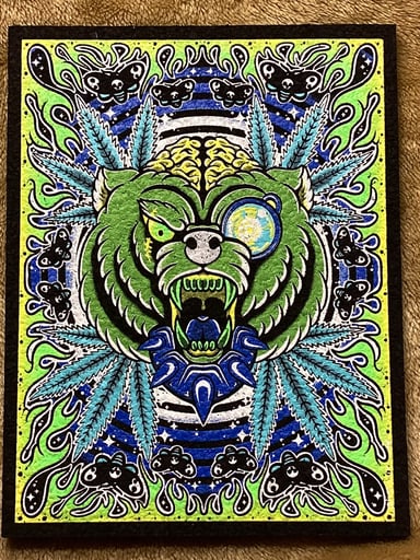 Preview pic of Dark Mountain Cult UV Reactive Moodmat