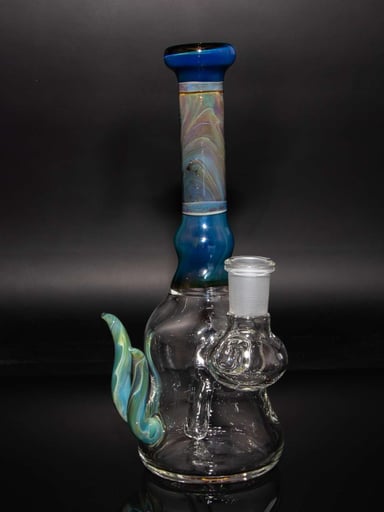 Preview pic of Fumed Cobalt Blue 14mm Dab Rig