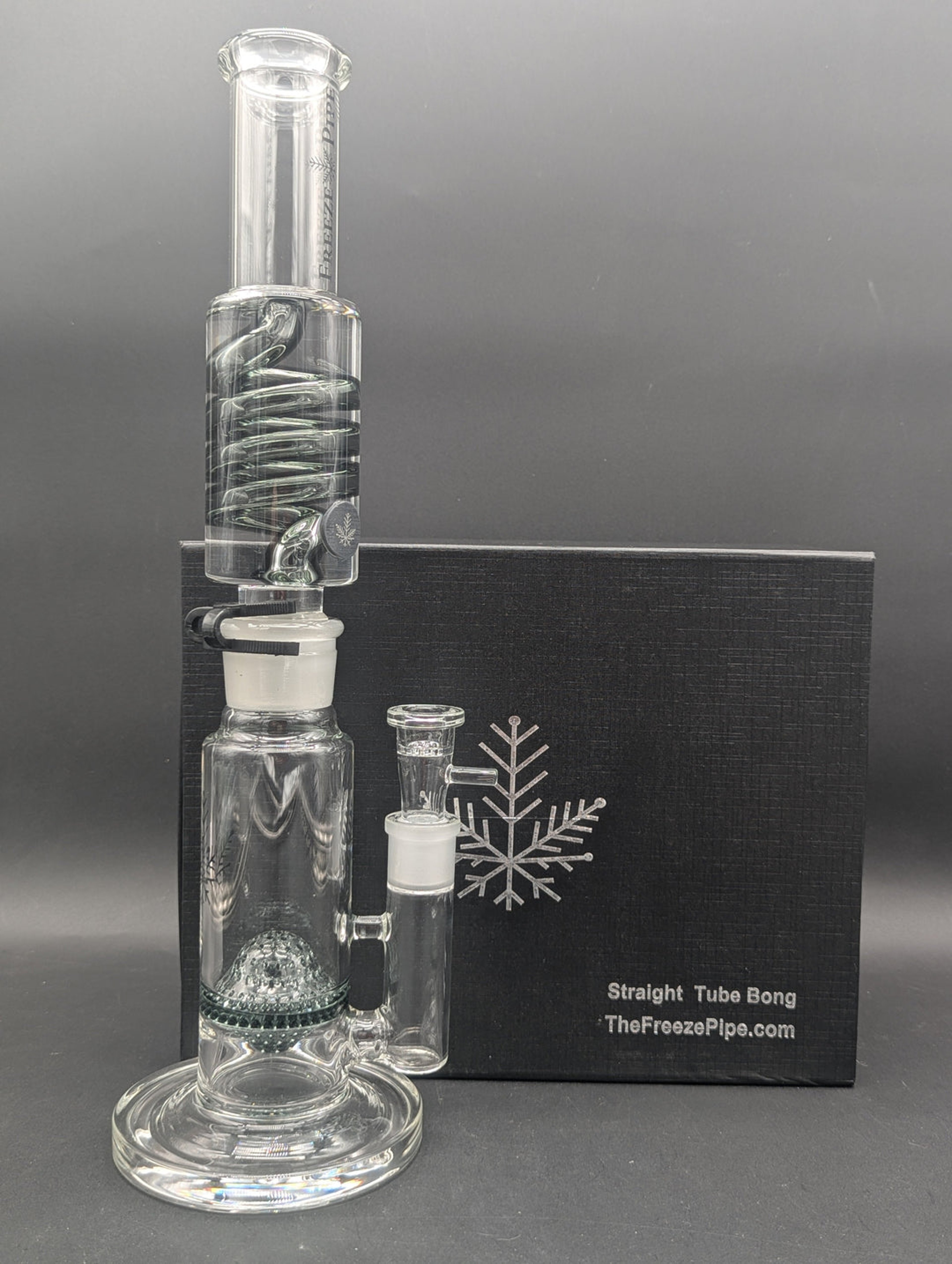 FREEZE PIPE - STRAIGHT TUBE SPHERE BONG image 0