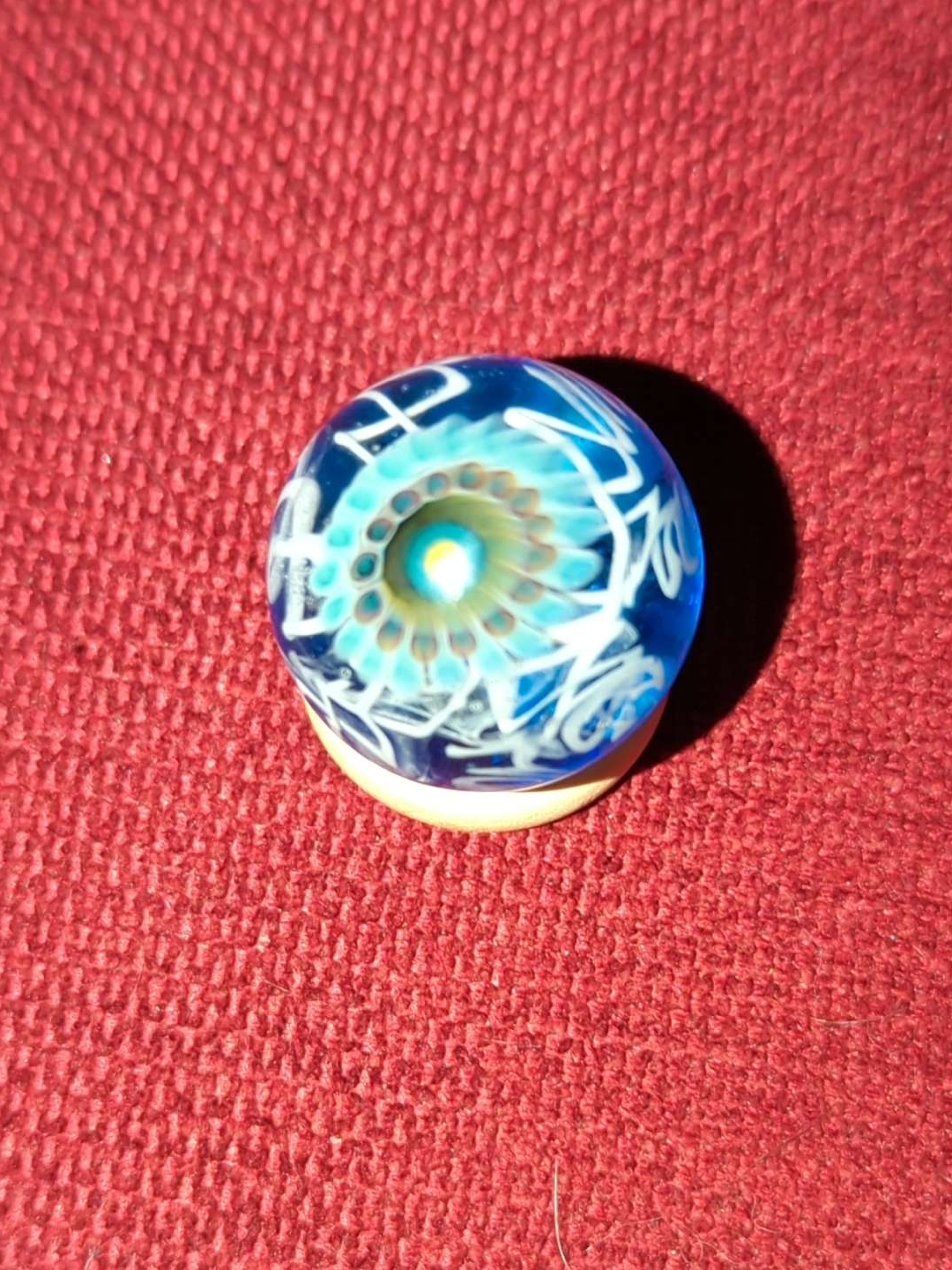 Preview pic of Double opal blue lattice marble