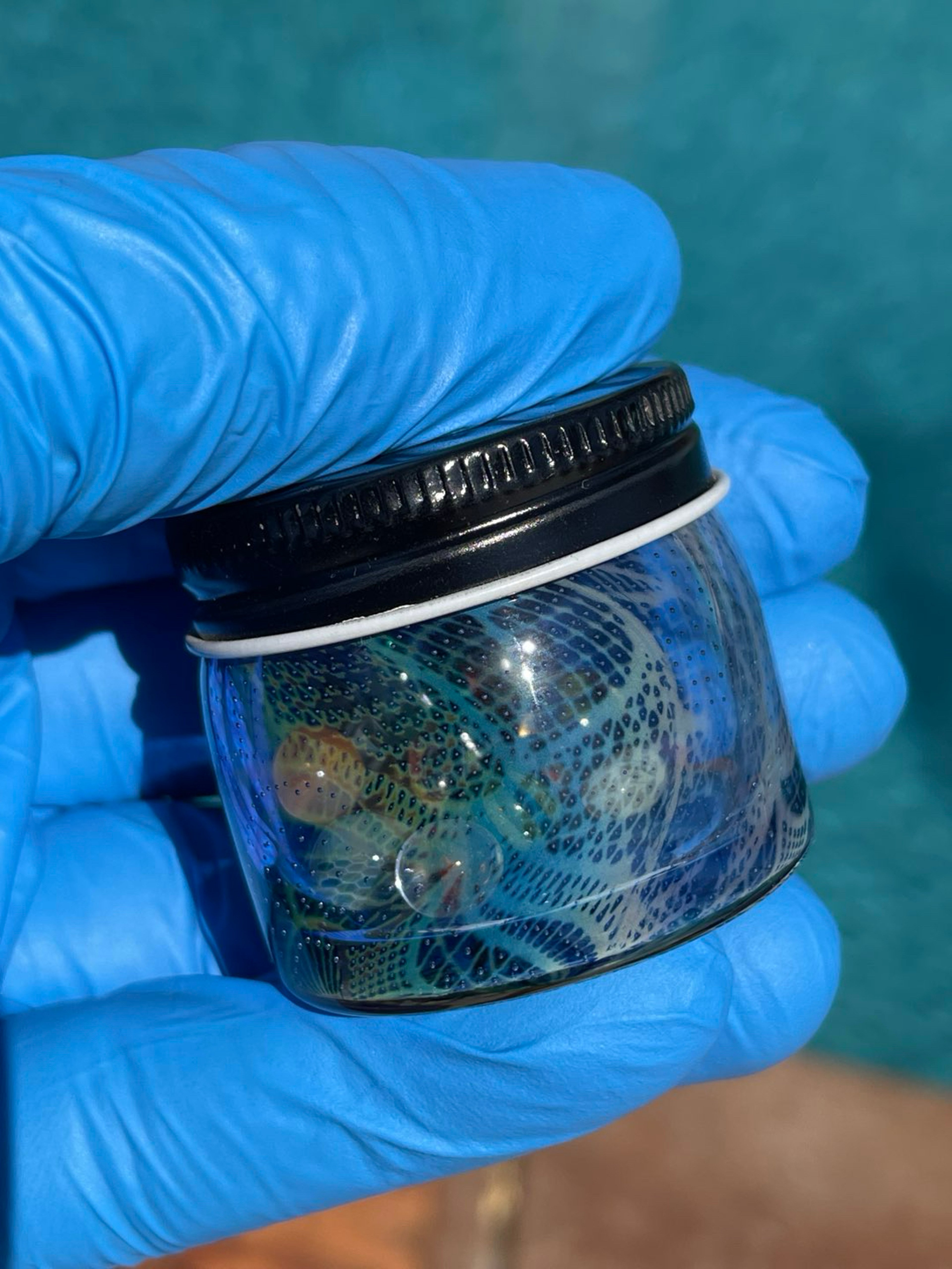 Hefe glass baller jar image 0