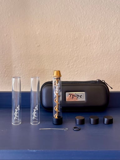 Preview pic of 7pipe Twisty Glass Blunt Original Set