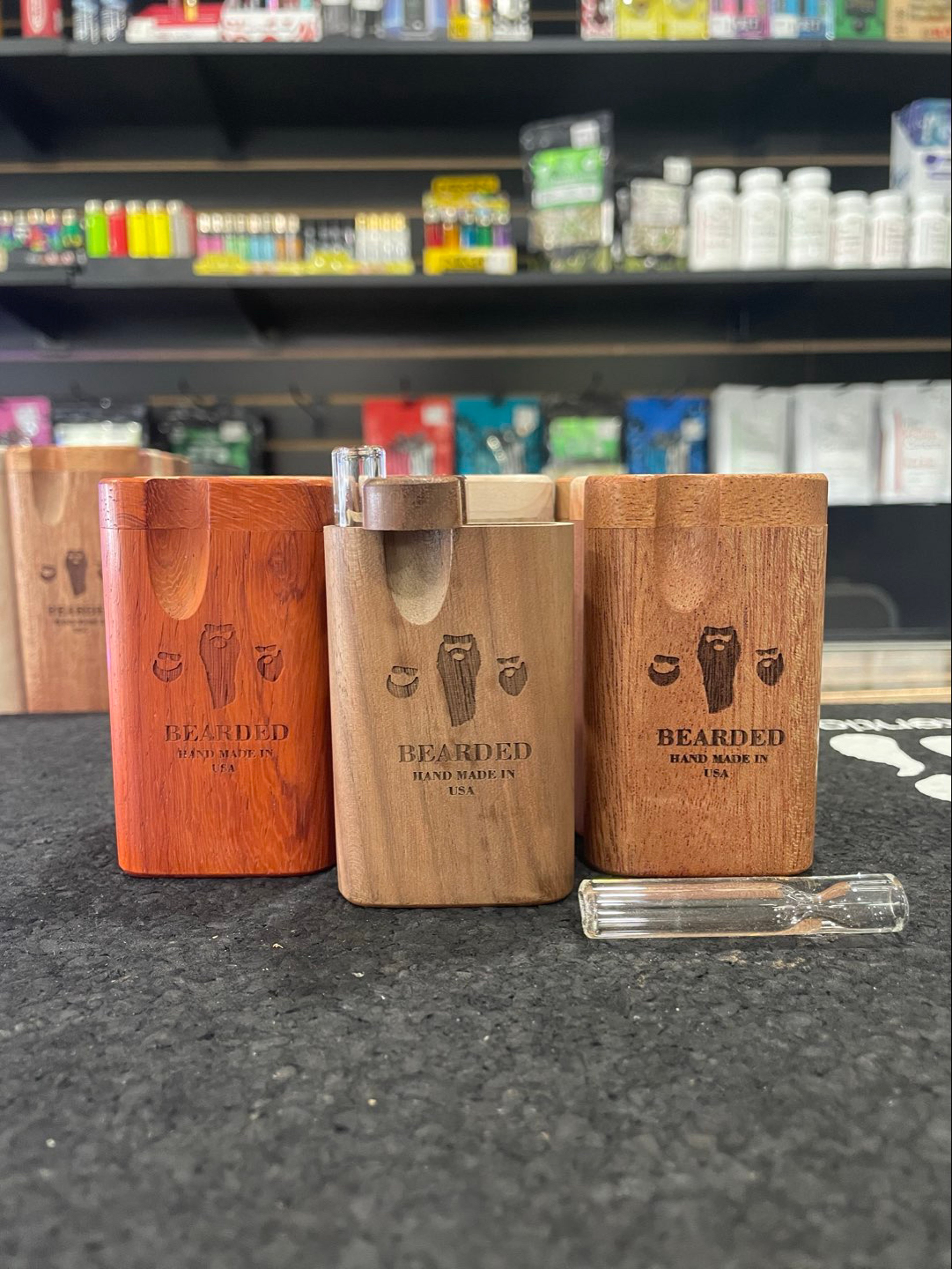 Bearded Small, Medium Chillum Dugout image 0