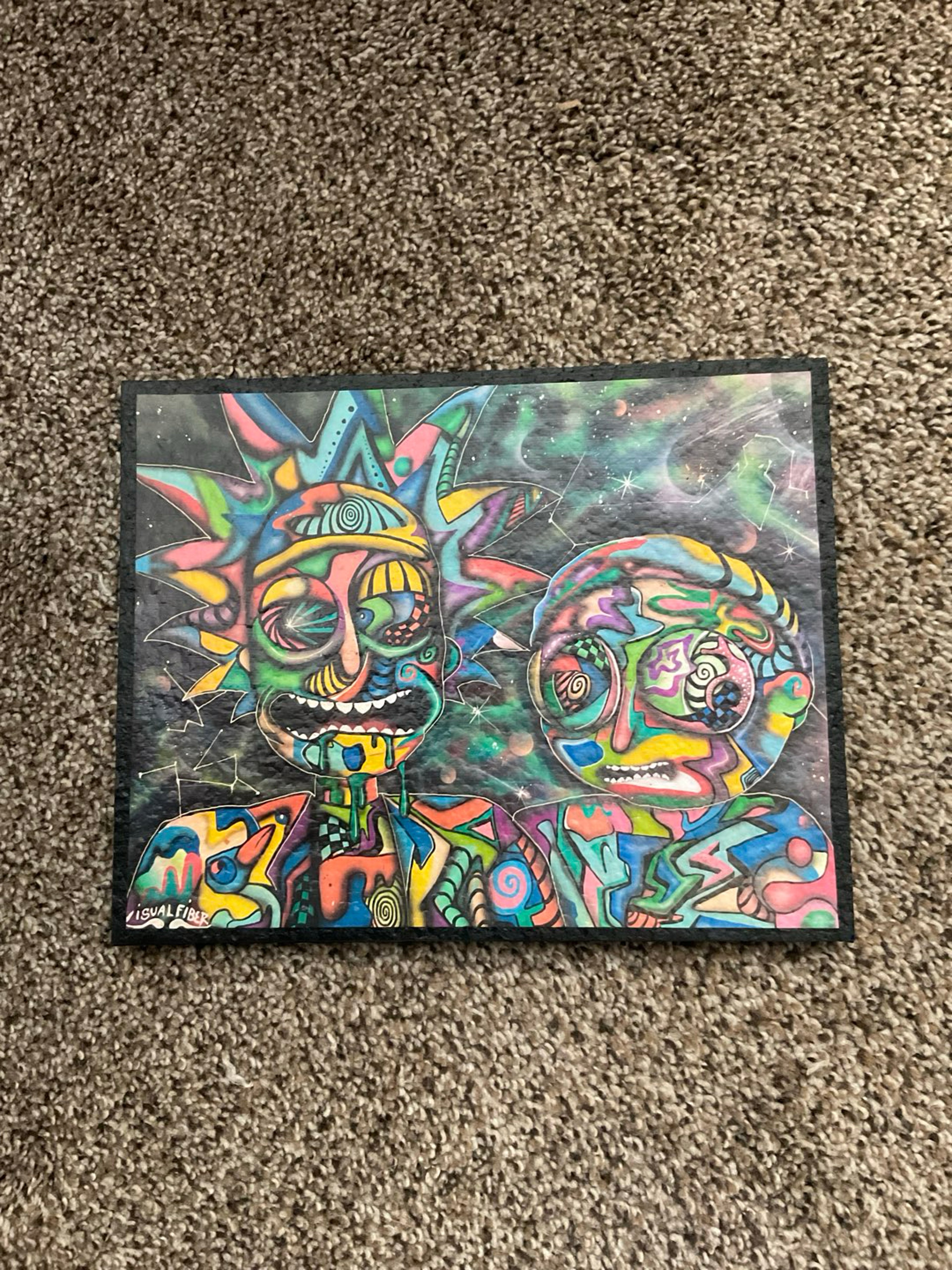 Preview pic of Rick and morty mat