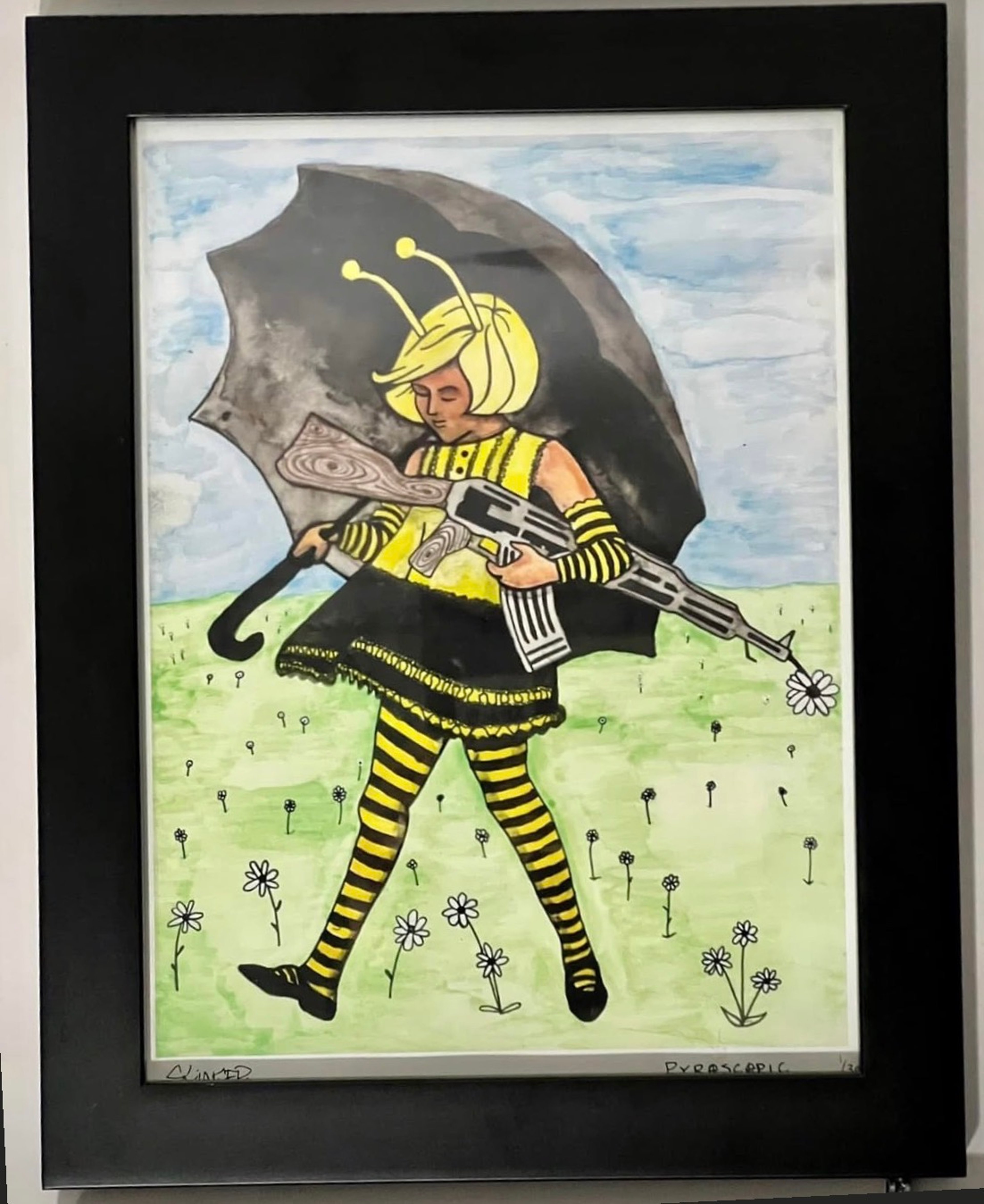 Preview pic of RARE! Print #1 Slinger No Rain Assault Girl Print