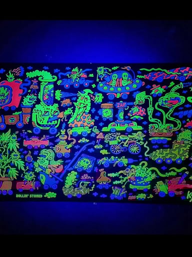 Preview pic of ROLLIN' STONED MOODMAT 20” x 12”