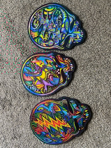 Preview pic of Choose one  Gratefuldead custom moodmat