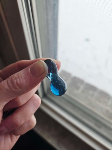 Preview pic of Blue Stardust Drop Pendant