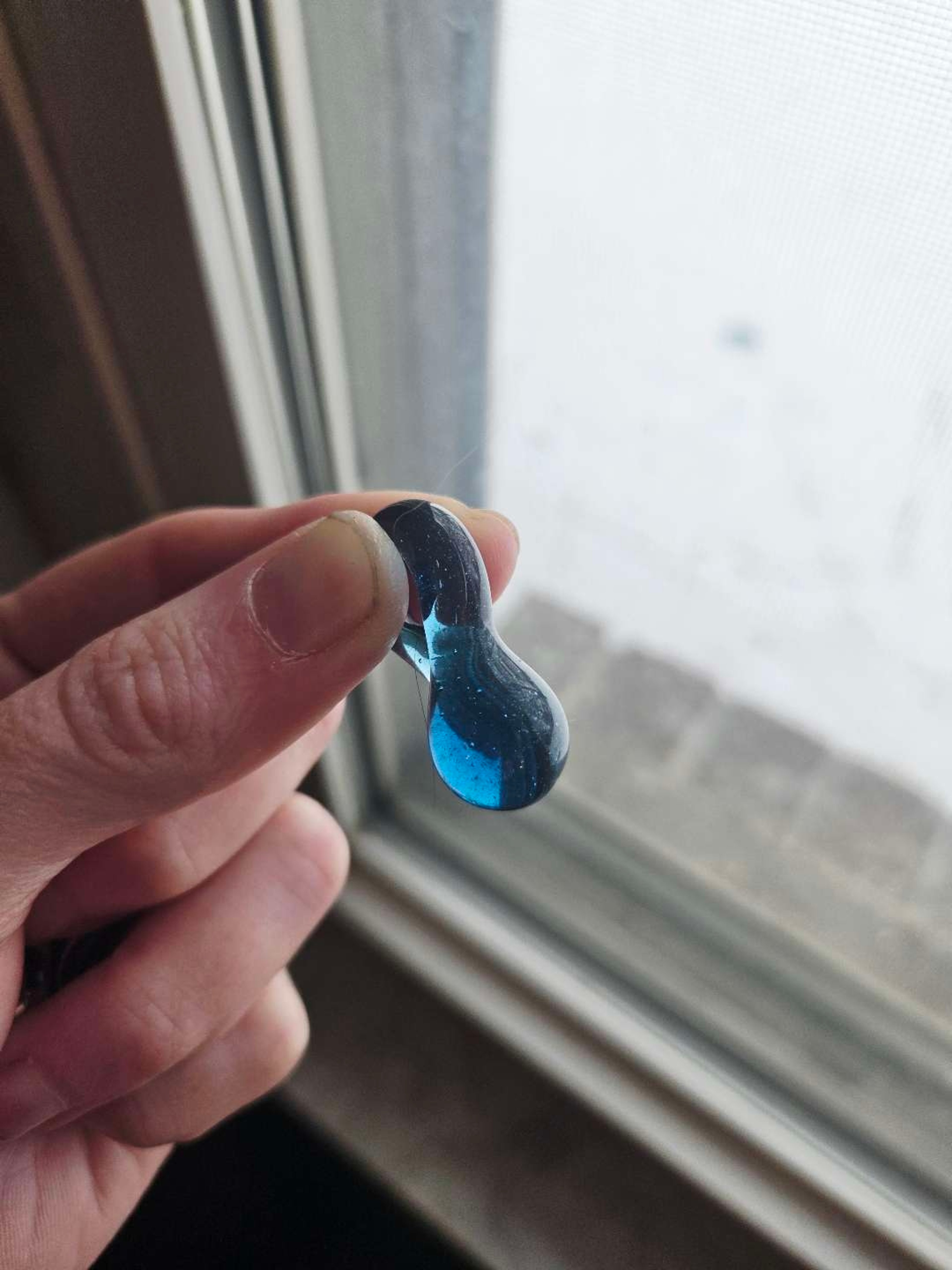 Blue Stardust Drop Pendant image 0
