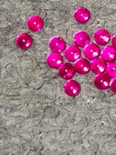 Preview pic of 20 count 3mm ruby terp pearls.