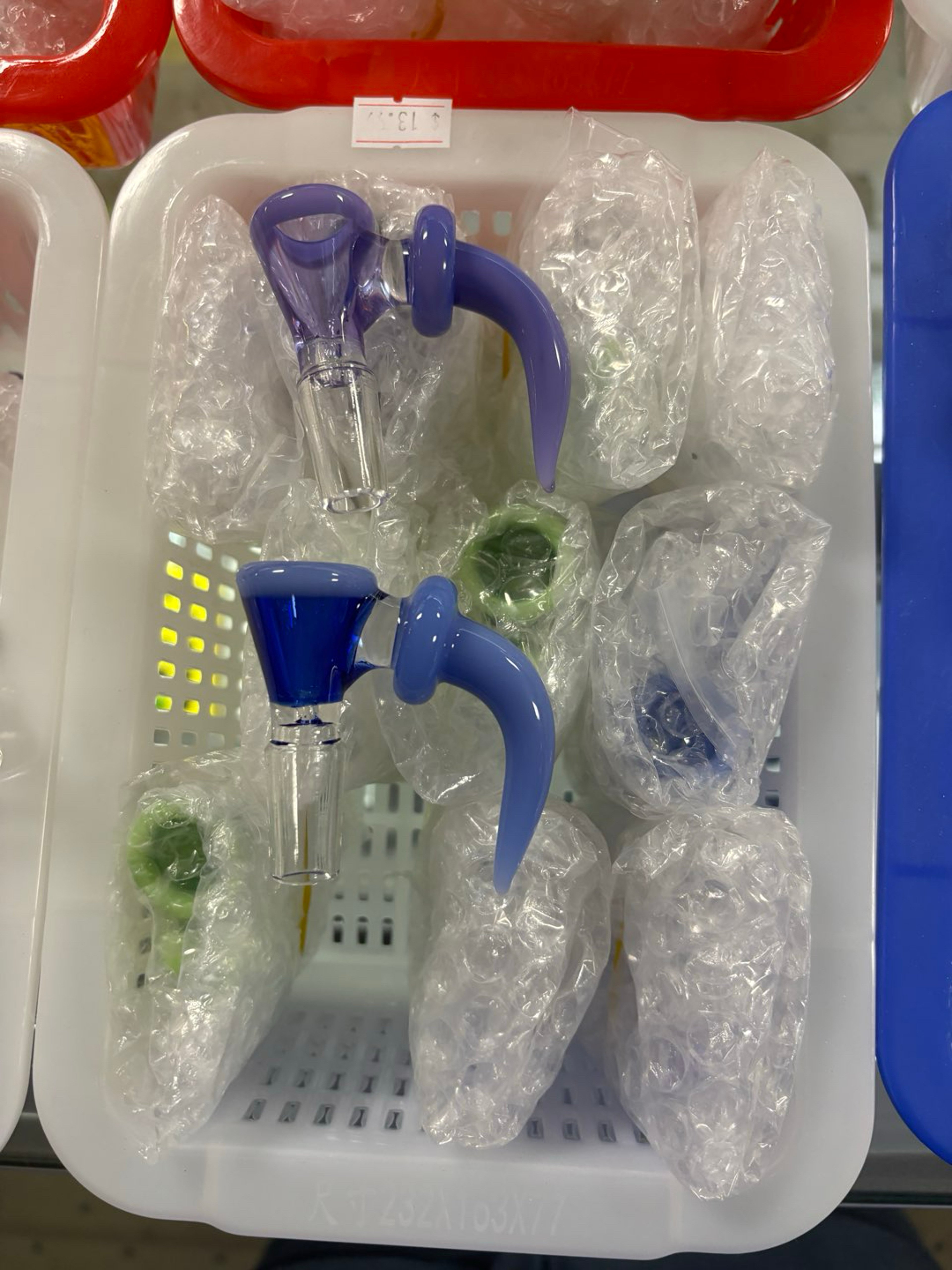 x11 14mm Colored Slides (BULK 11 of them) image 0