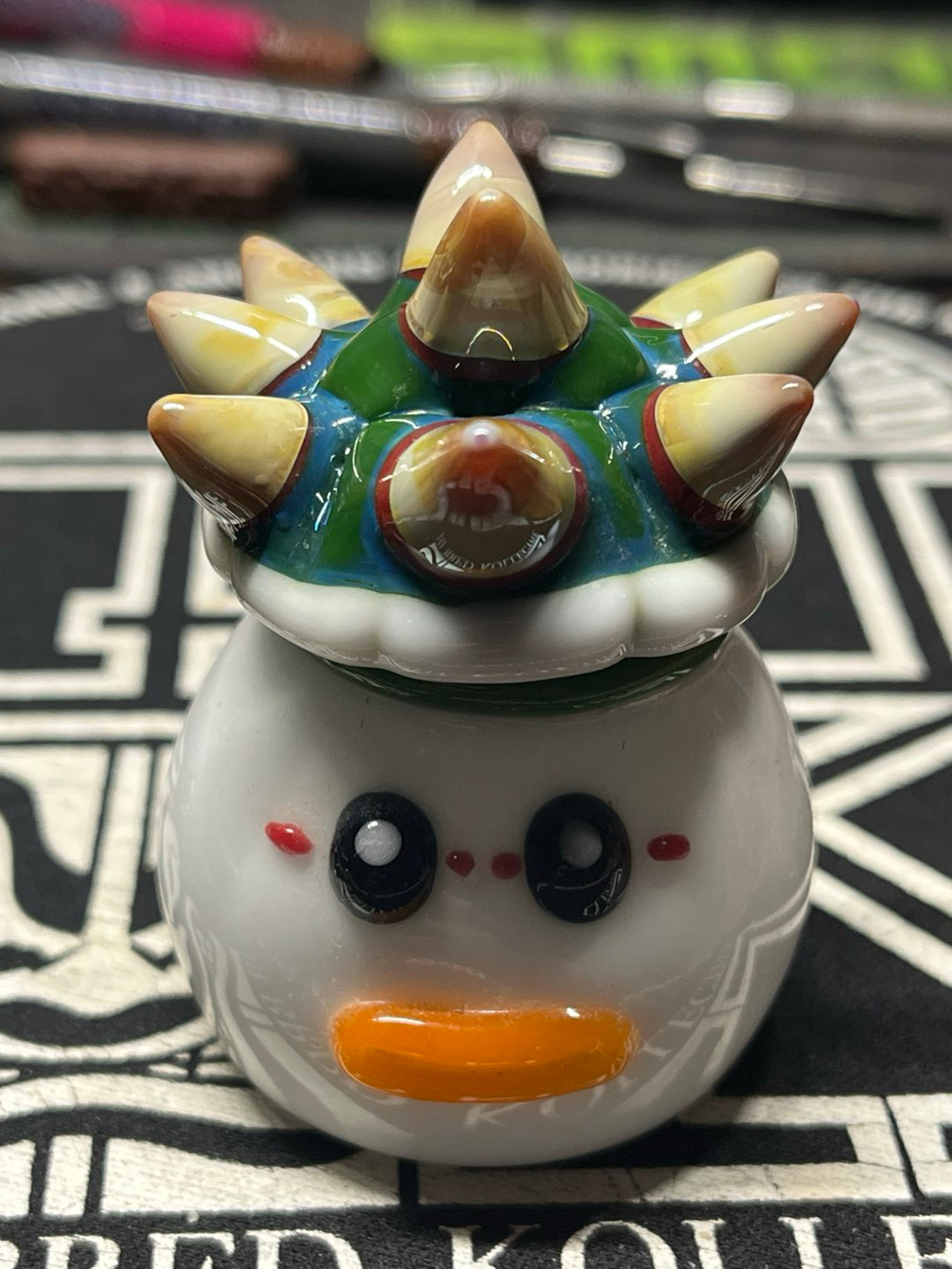 Porterglass Bowser Shell Cap an Koopa Clown Car stand image 0
