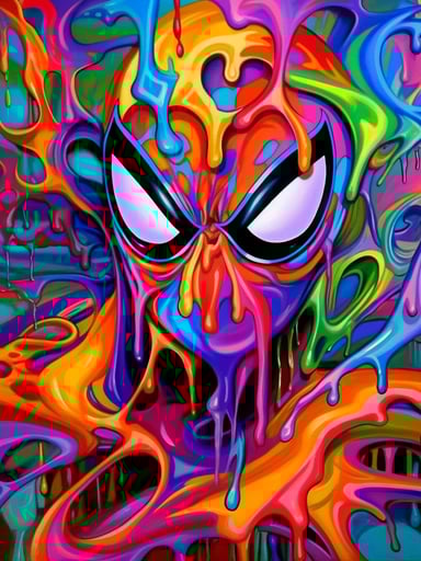 Preview pic of Trippy soider man mat