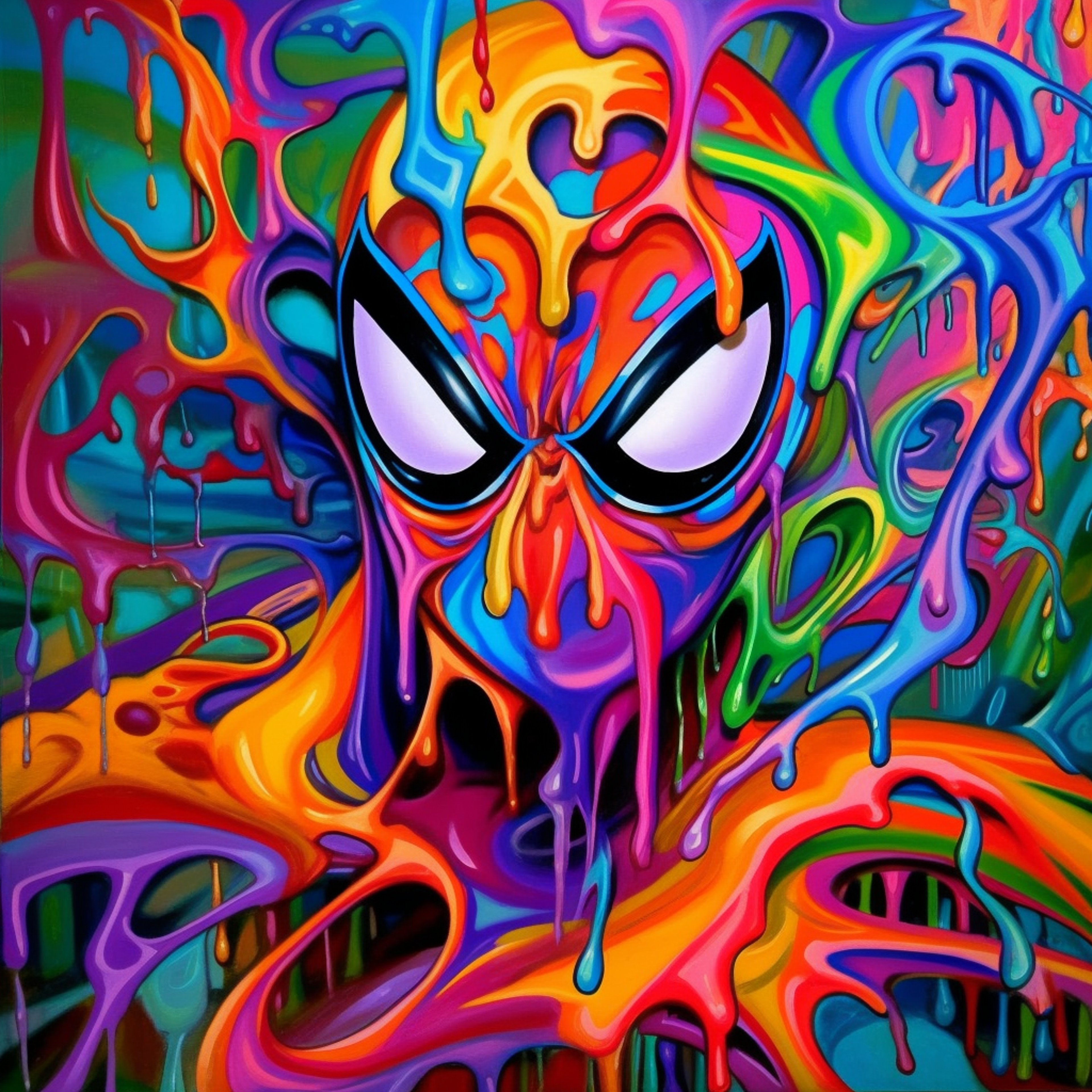 Preview pic of Trippy soider man mat