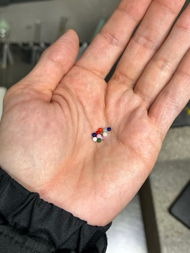 Preview pic of Micro pearls (3 pack - colored)