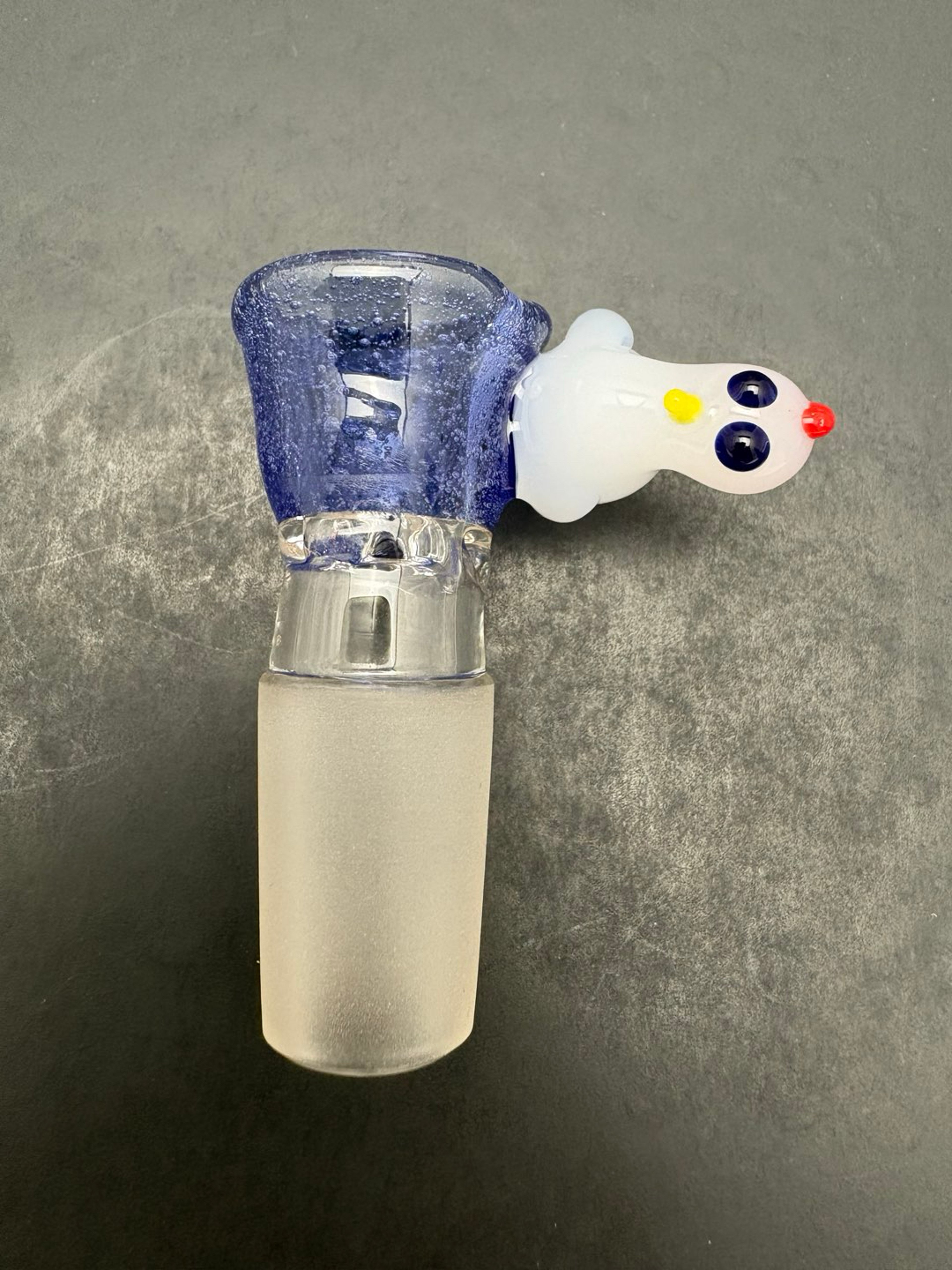 18mm Purple 4hole Slide w/ Chicken image 0