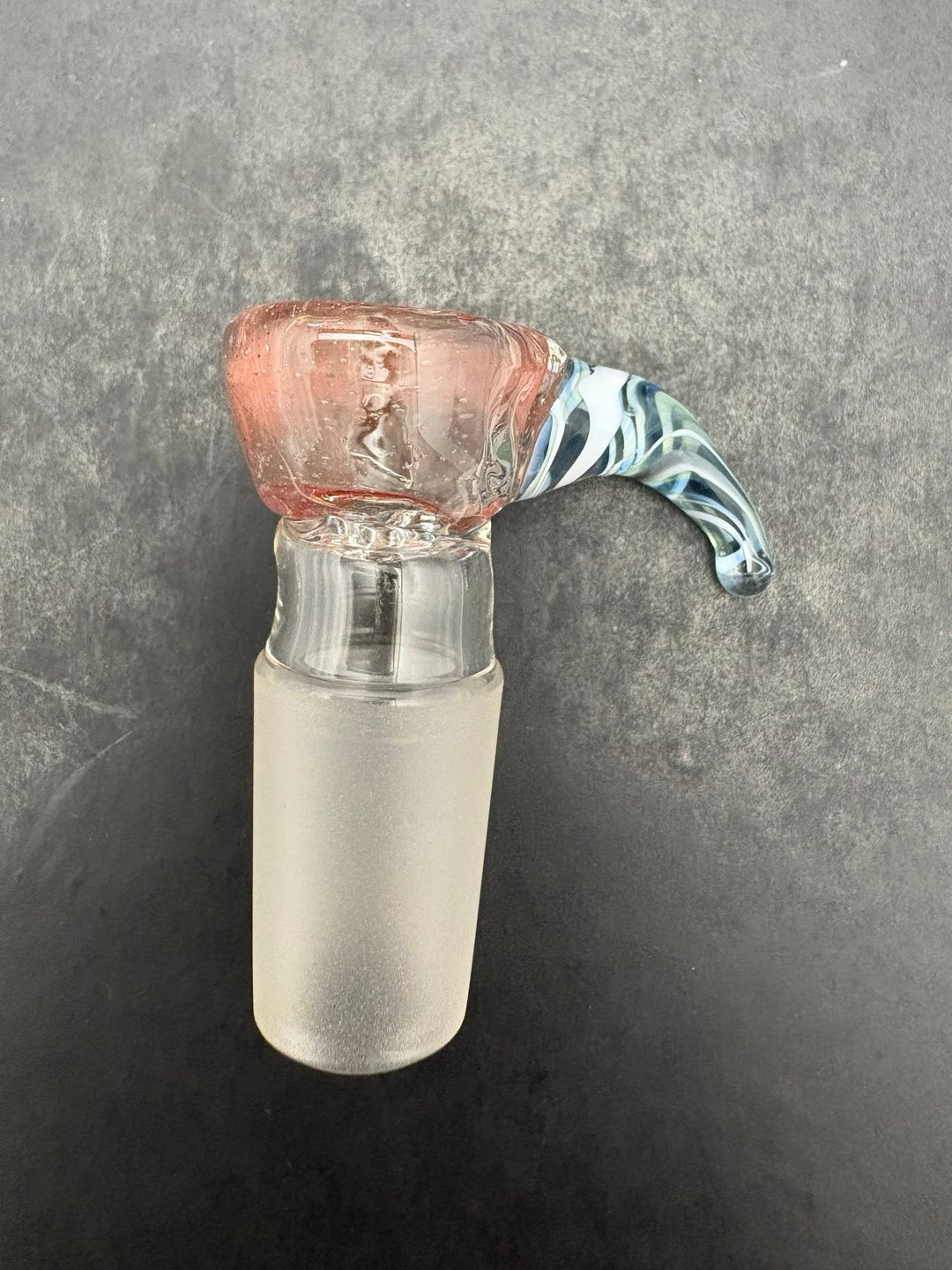 18mm Pink/Green CFL 4hole Slide image 0