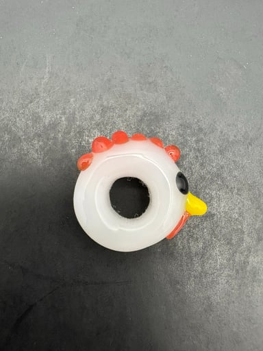 Preview pic of Glass Chicken Pendant/Bead/Marble Stand