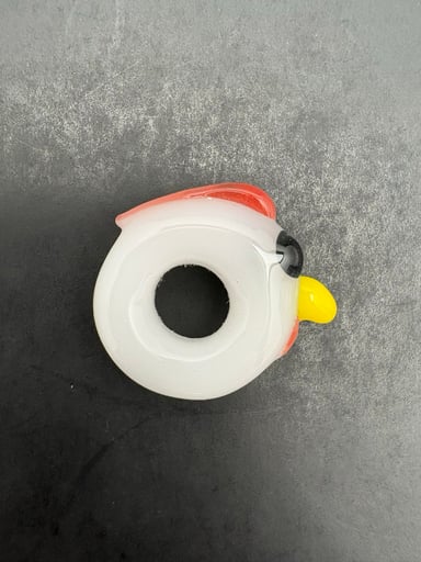 Preview pic of Glass Chicken Pendant/Bead/Marble Stand