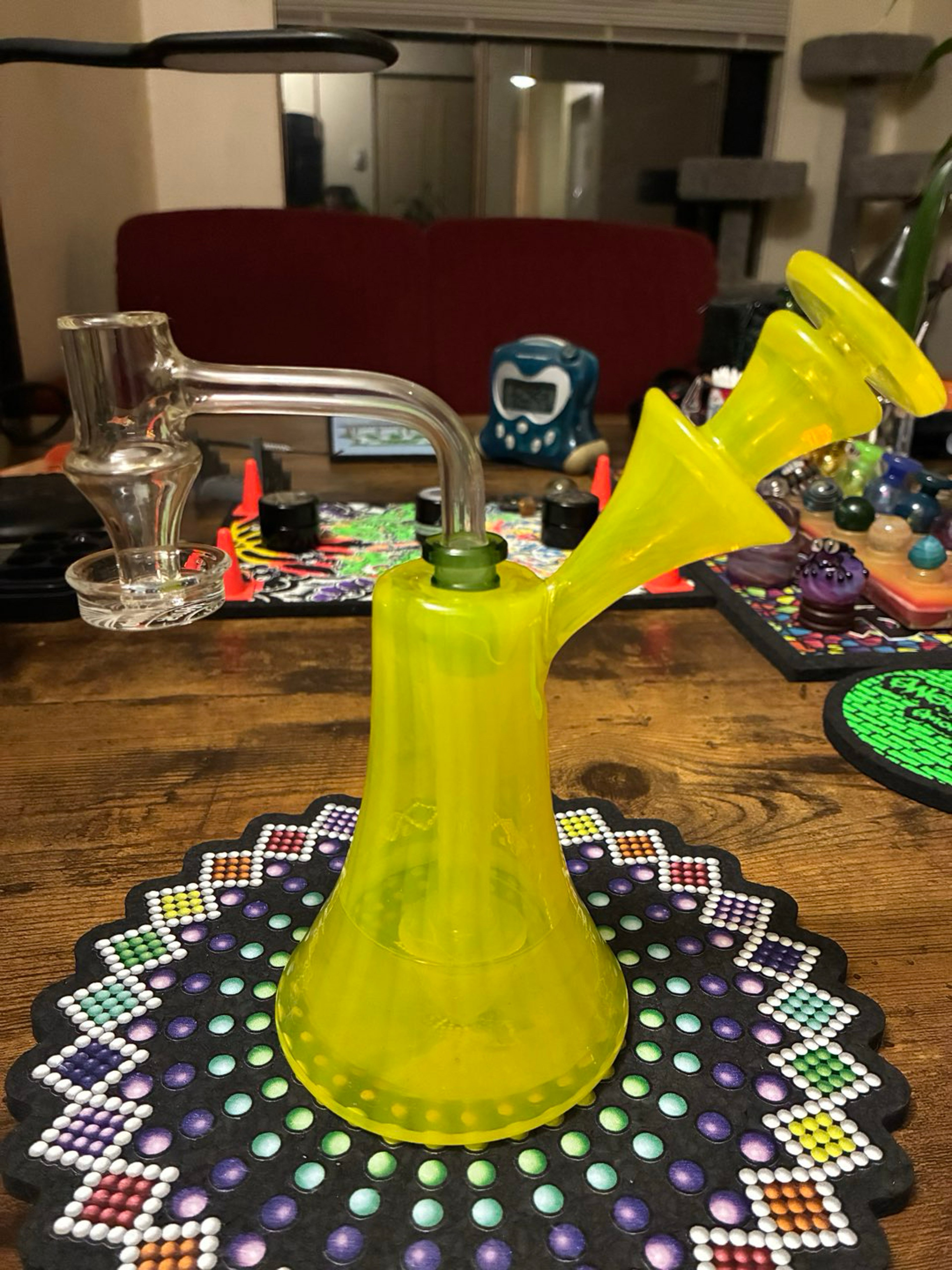 Replica titty rig with slurper and banger image 0