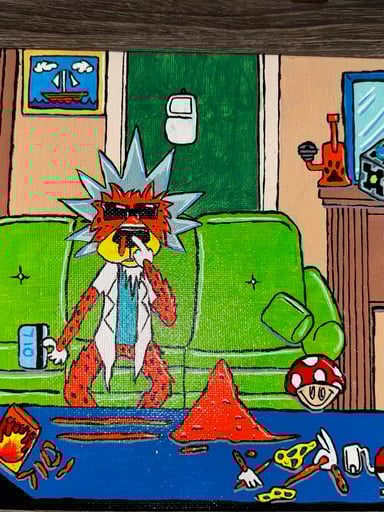 Preview pic of @idabtoons Chester Cheetah Canvas