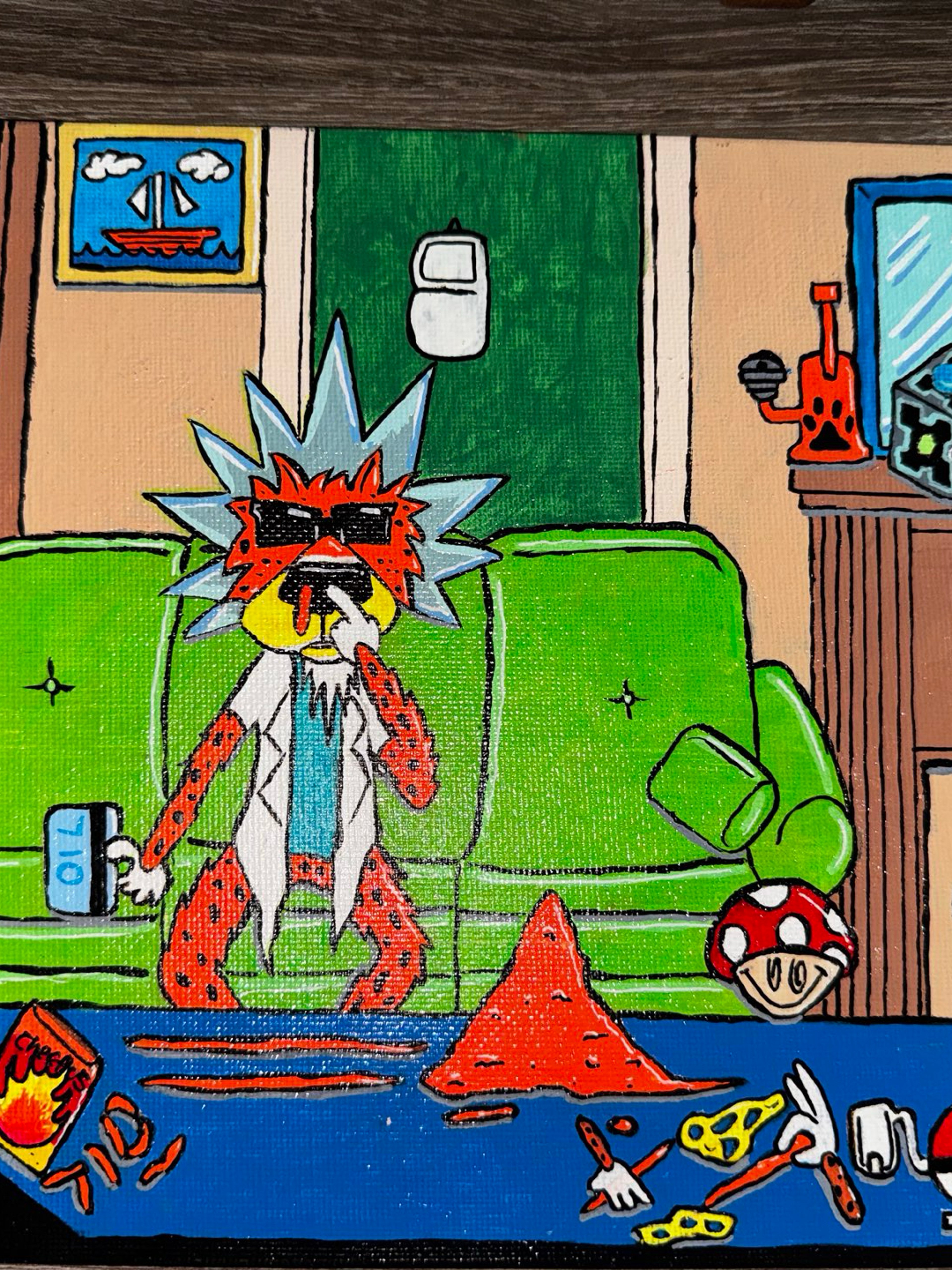 @idabtoons Chester Cheetah Canvas image 0