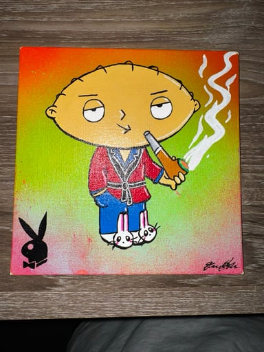 Preview pic of @idabtoons Stewie Hefner Canvas