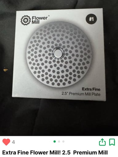 Preview pic of Flower Mill 2.5 Premium Mill Extra Fine! 2.5 Premium Fine! Flower Mill Next Gen 2.5 Premium Hiusing! Trusted Seller! Same Day Shipping