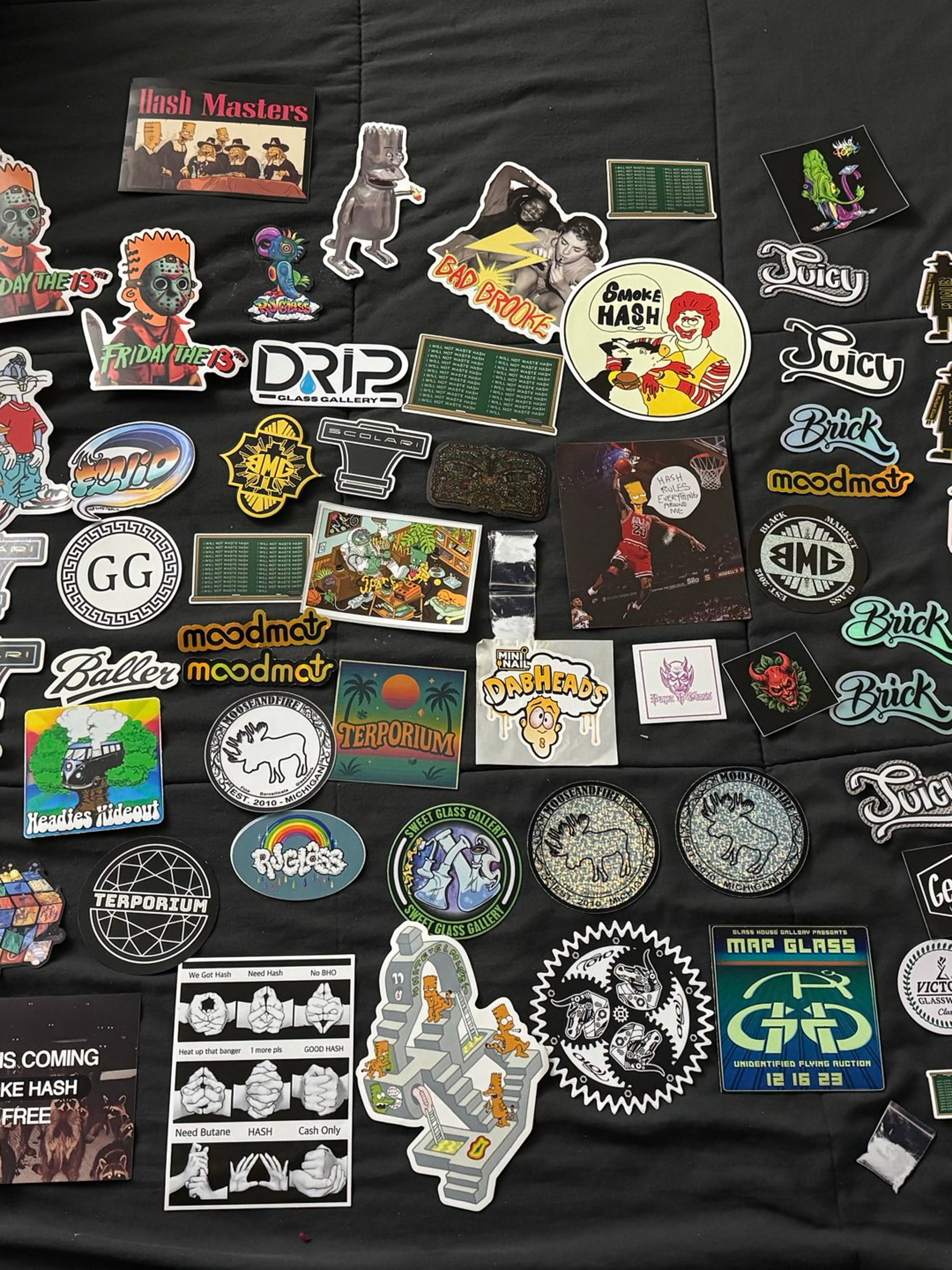 All heady stickers. Make me offfers if you see a few you like. Just circle em and I’ll lyk how much image 0