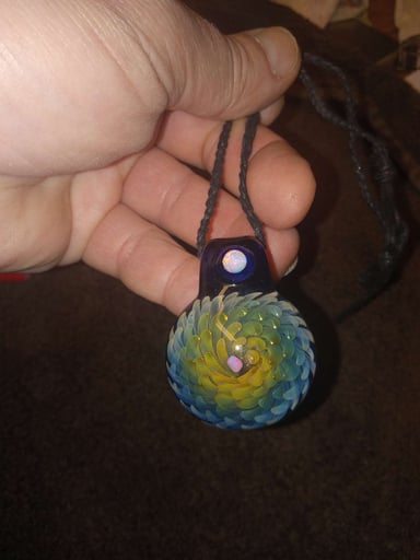 Preview pic of Double opal pendy