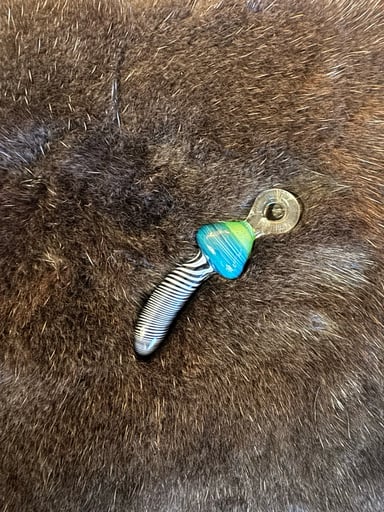 Preview pic of Trippy mushroom pendant