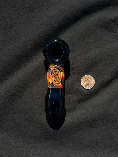 Preview pic of Coiled, wig wag, borosilicate glass pipe