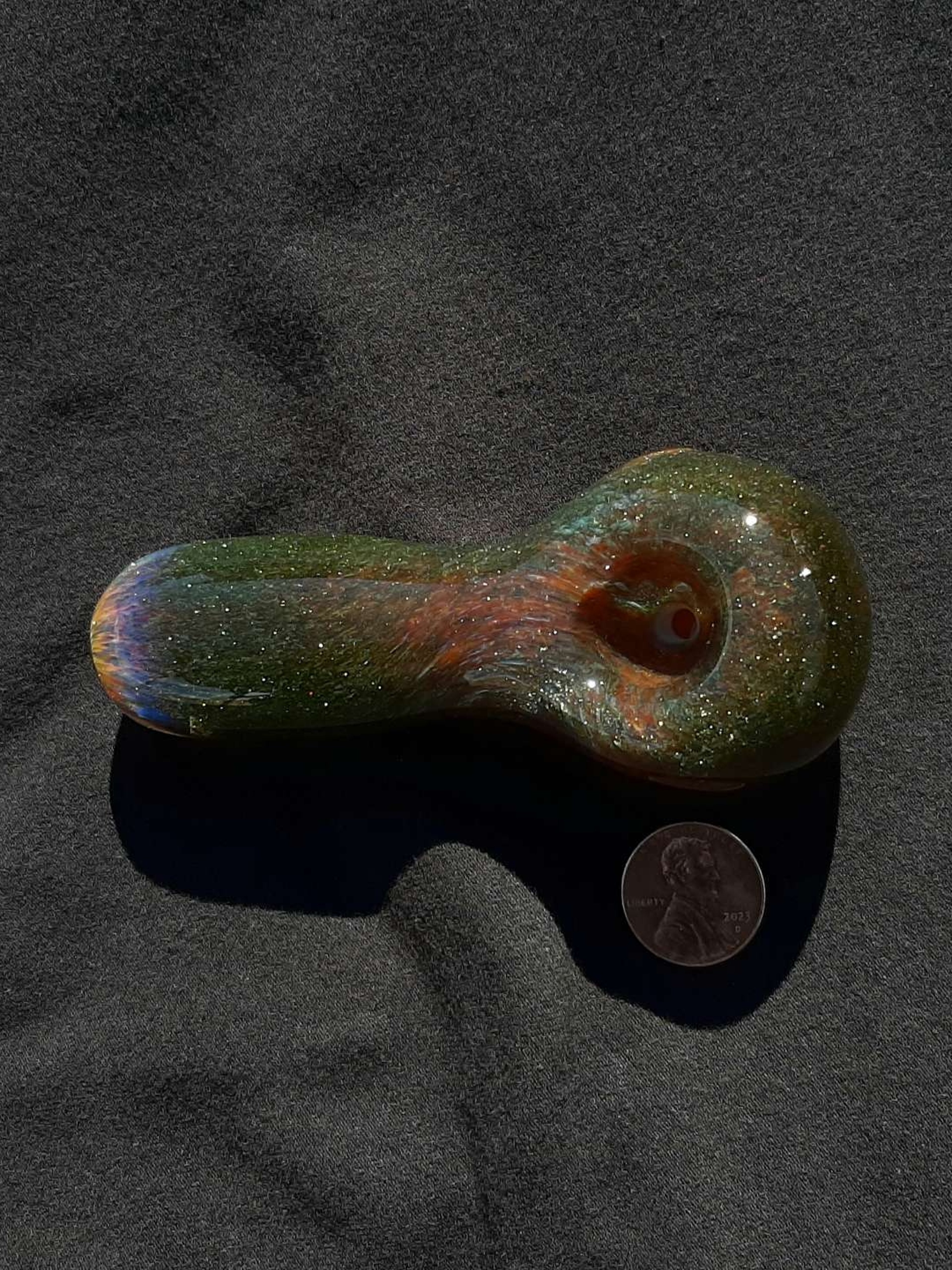 Inside out, layered frit, borosilicate glass pipe image 0