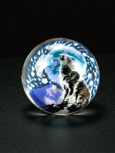 Preview pic of Steven H Glass – Howlin' Wolf Millie Valve Marble (12–13mm)