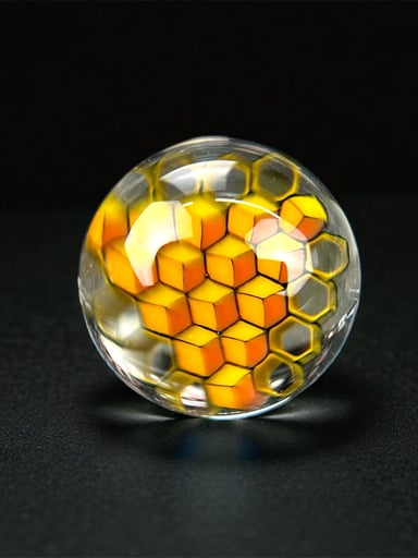 Preview pic of Steven H Glass – Millie Valve Marble (12–13mm)