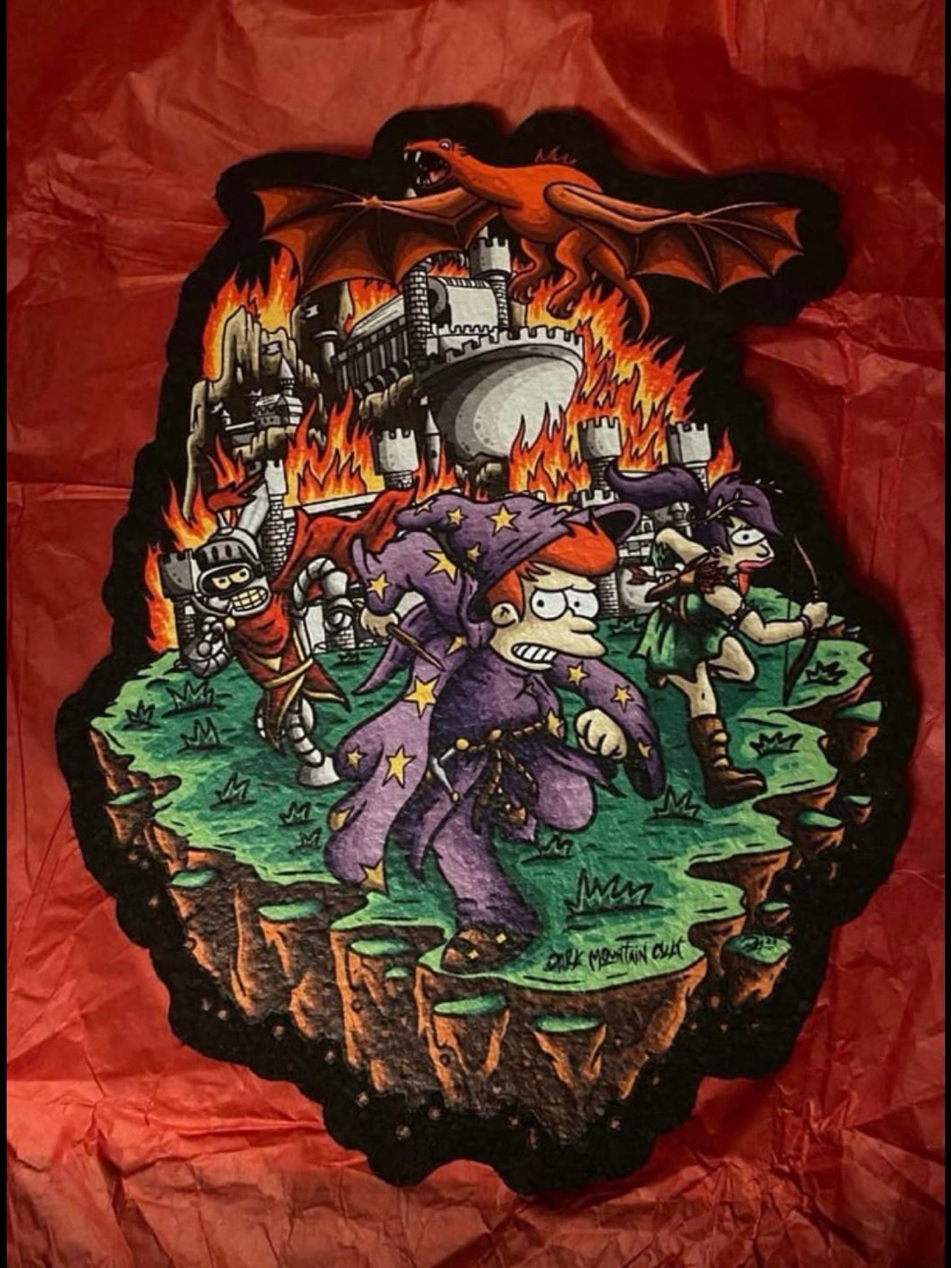 Preview pic of Dark Mountain Cult Fantasy futurama full color non uv LE:50