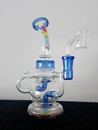 Preview pic of *Last One*9"H Orbit Recycler + Banger***Free Shipping***