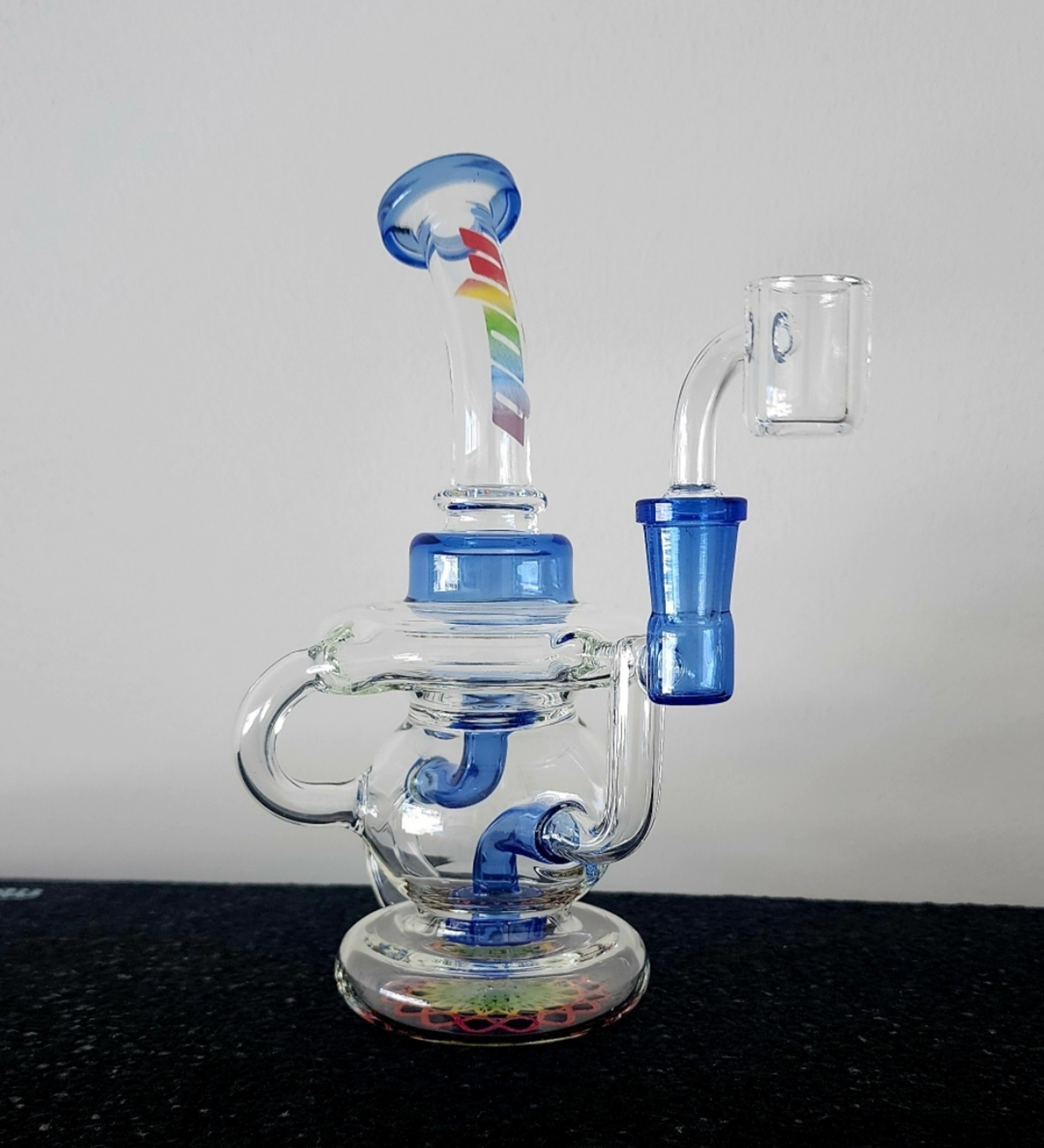 Preview pic of *Last One*9"H Orbit Recycler + Banger***Free Shipping***