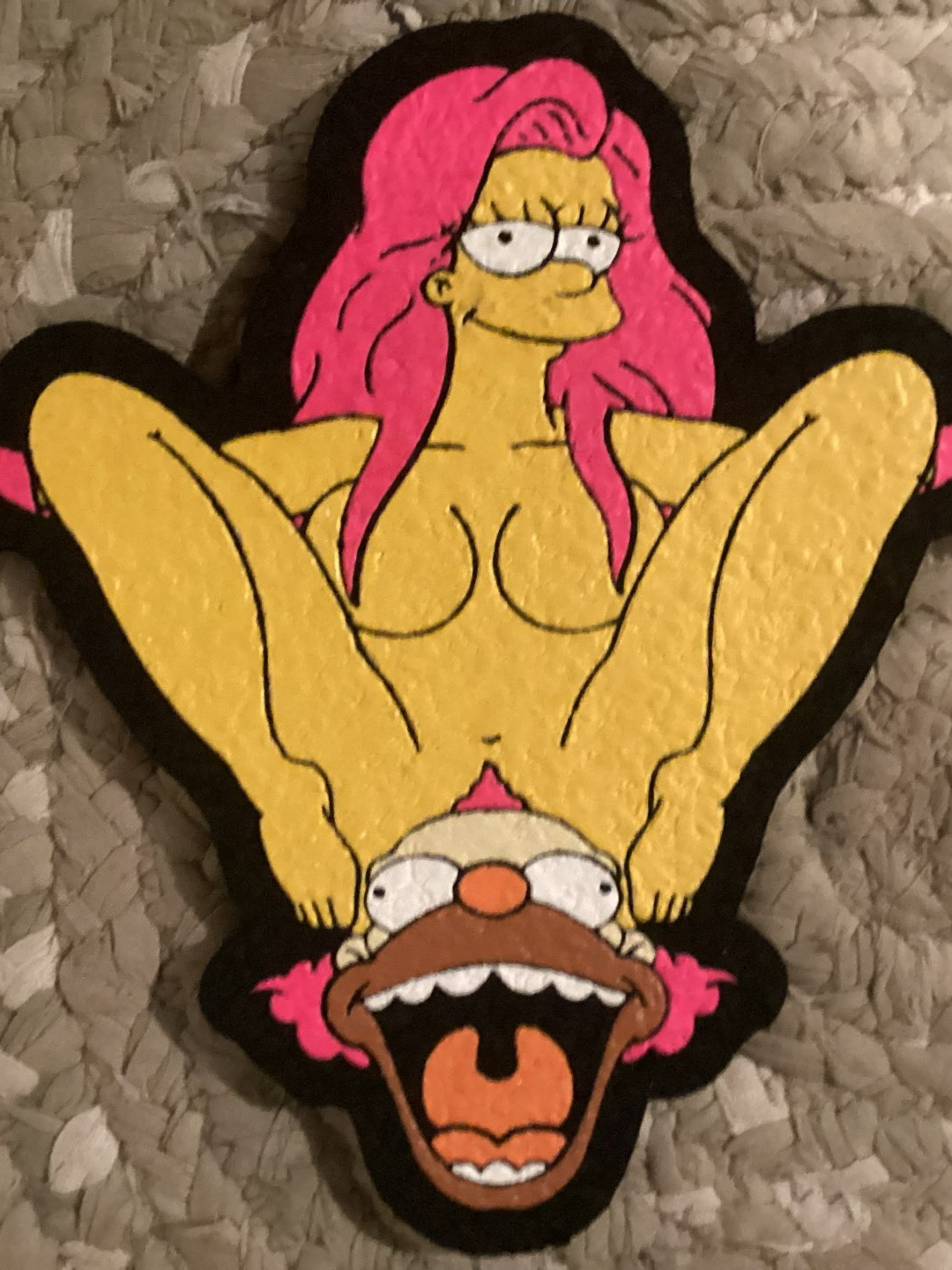 Preview pic of Hippie Hussle Pink Marge Moodmat