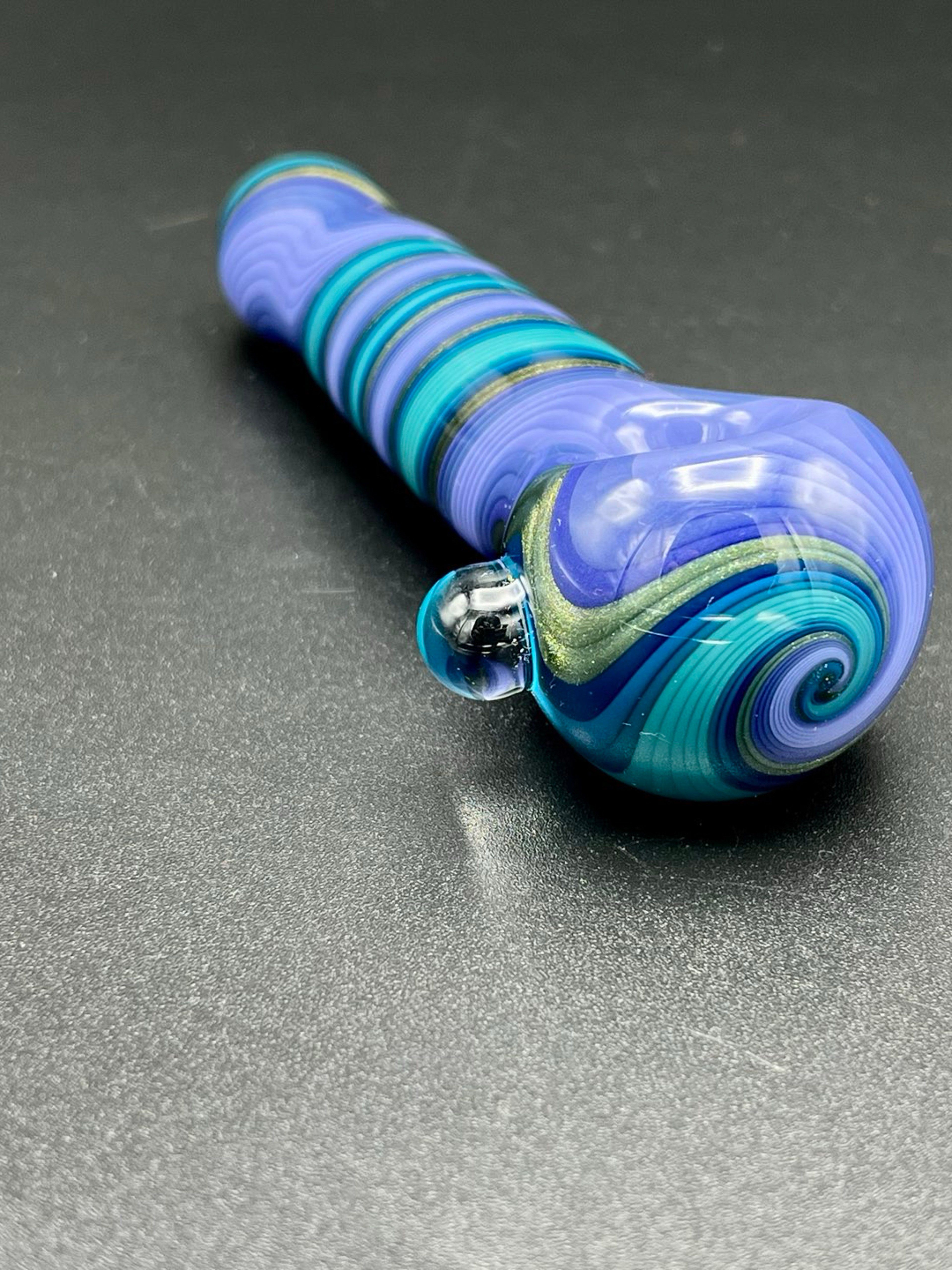 Lined color tubing spoon pipe. image 0