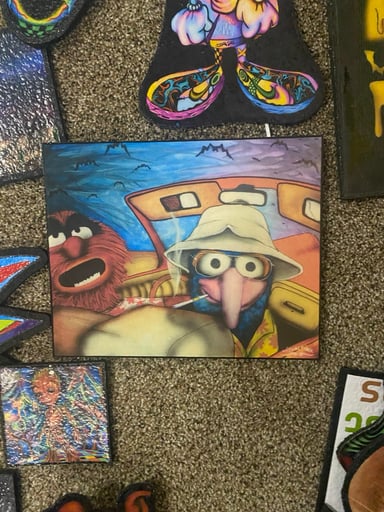 Preview pic of Animal and gonzo in las vegas mat