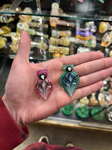 Preview pic of Blossom Glass Pedal Pendant