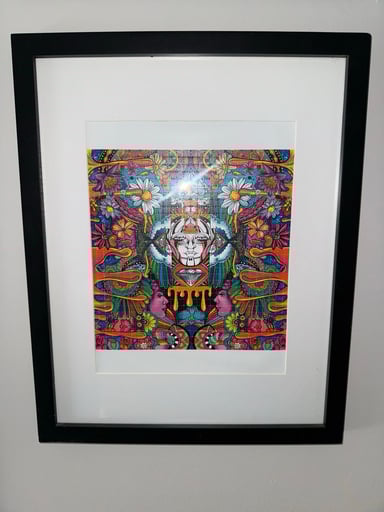 Preview pic of Ellie Paisley Blotter Print