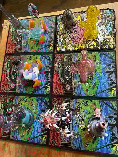 Preview pic of Huge Glass Rig Lot (Bug, Kyru, Jsmart, Inkz)