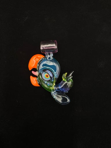 Preview pic of RJGlass Parrot Pendant