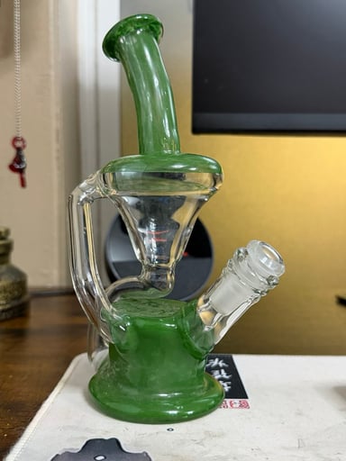 Preview pic of Heady recycler rig by costa glass