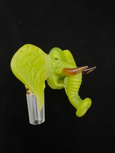 Preview pic of SweersGlass Green Elephant Slide